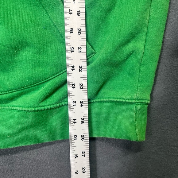 Nike Center Spellout Embroidered Hoodie Sweatshirt Mens L 90s Y2K Vintage 1337 - Picture 7 of 9